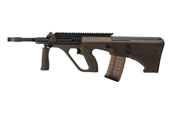 Steyr AUG A3 M1 16" 5.56 NATO Bullpup Rifle with Extended Rail features a 16-inch heavy barrel